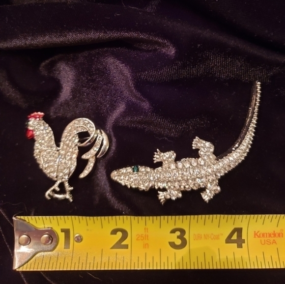NWOT 2 RHINESTONE PINS - Picture 4 of 4